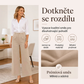 Dámské kalhoty s vysokým pasem a širokými nohavicemi