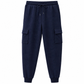 👖 Pánské cargo jogger kalhoty s žakárovým vzorem a kapsami – v 8 barvách, velikosti S–XL😍