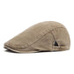 Unisex vintage prošpiněný plochý klobouk beret