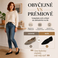 Ženské elegantní ploché boty špičatým špičkou a V-výstřihem