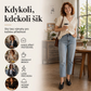 Ženské elegantní ploché boty špičatým špičkou a V-výstřihem