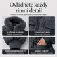 Dámský středně dlouhý zateplený kabát s vrstvenou výplní