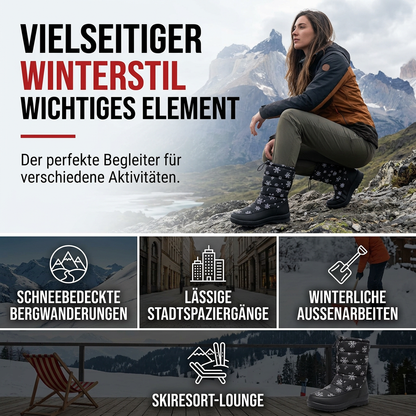 📦 Täglich 500+ Pakete versendet – der Wahnsinn! Damen Winter Hochstiefel Wasserdicht Rutschfest Outdoor Schnee-Stiefel mit Dick Plüschfutter und Dicke Sohle