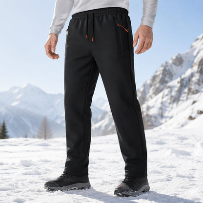 Warme Herren-Jogginghose mit Reißverschlusstaschen