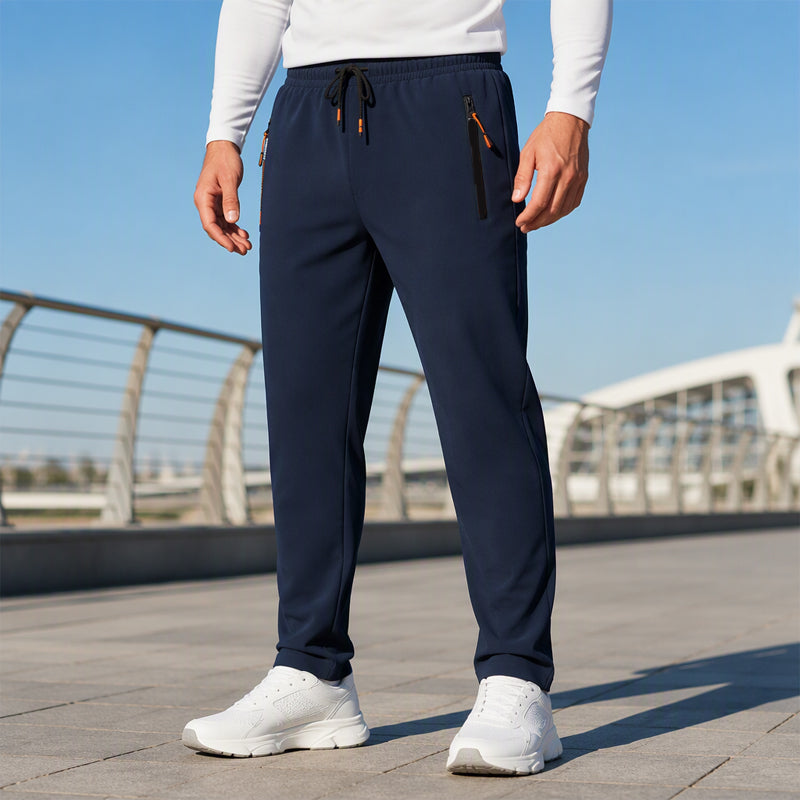 Warme Herren-Jogginghose mit Reißverschlusstaschen