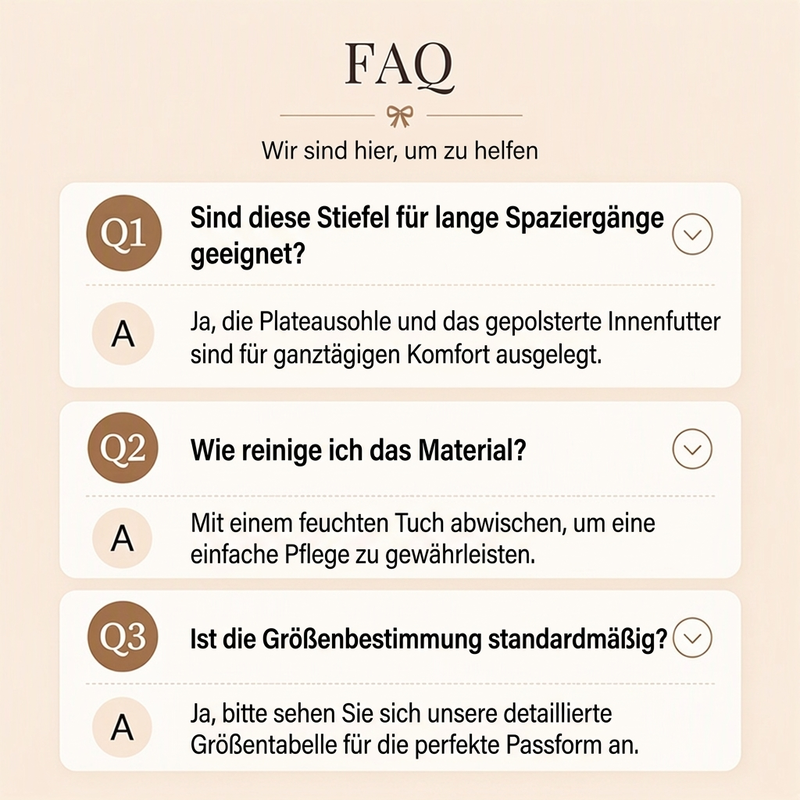 Damen Plateau-Winterboots mit Schleifen und Plüschfutter