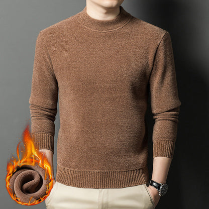 Men's Round Neck Thickened Sweater