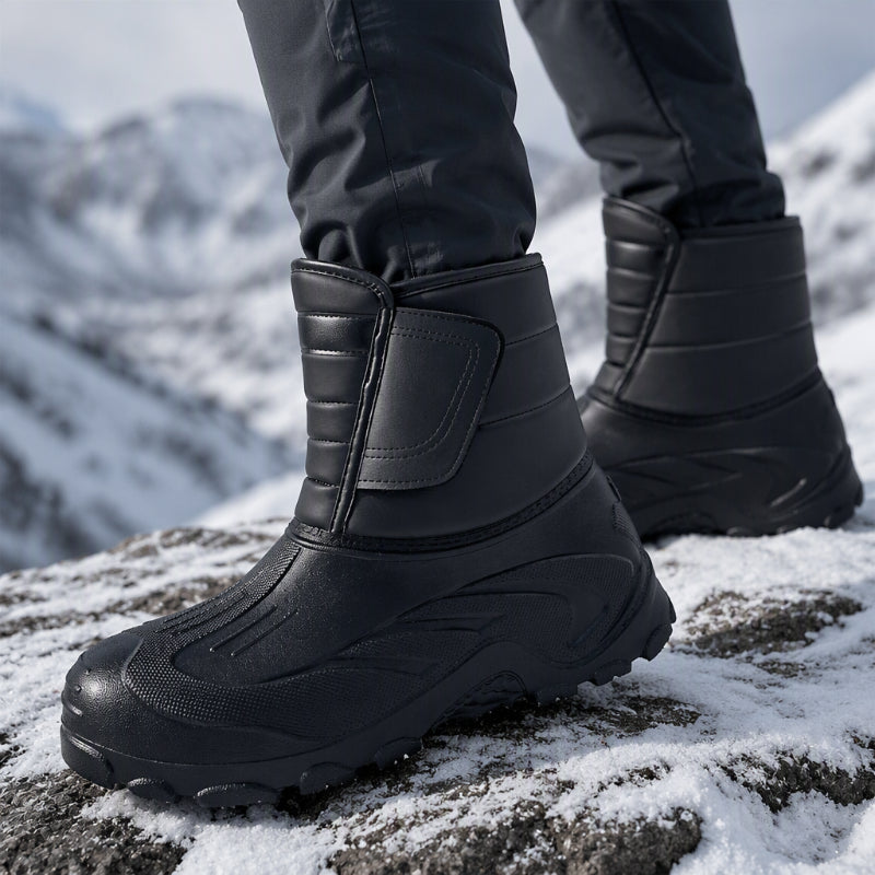 Unisex wasserdichte Schneestiefel mit Plüschfutter