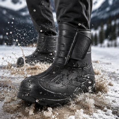 Unisex wasserdichte Schneestiefel mit Plüschfutter