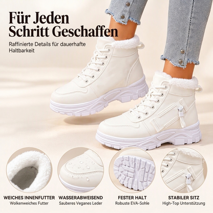 Warme Damen-Winter-Stiefeletten mit Plüschfutter – bequem & kuschelig warm
