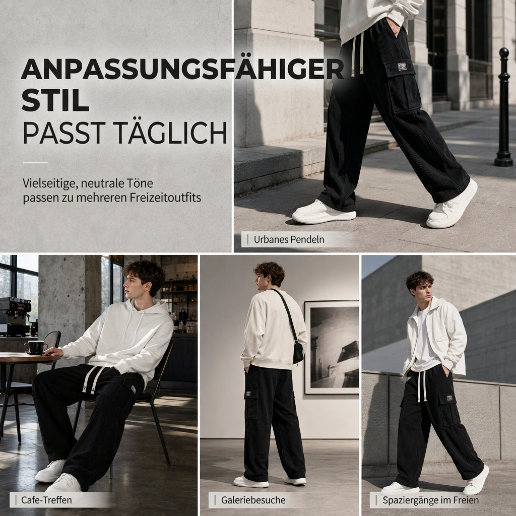 📢🎉50%Rabatt!!!🛍️✨Herren Cord-Cargohose mit entspannter Passform