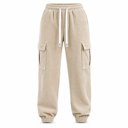 Freizeit-Jogginghose aus Cord für Damen