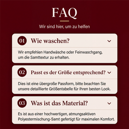 Damen-Samt-Hoodie mit lockerer Passform und Taschen