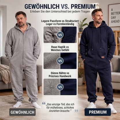 ⏰Beliebt und bald ausverkauft!⏰ Bequemer männnlicher Freizeit Wärmender Kapuzenspringsuit