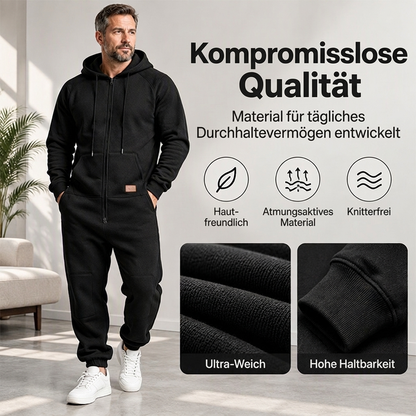 ⏰Beliebt und bald ausverkauft!⏰ Bequemer männnlicher Freizeit Wärmender Kapuzenspringsuit