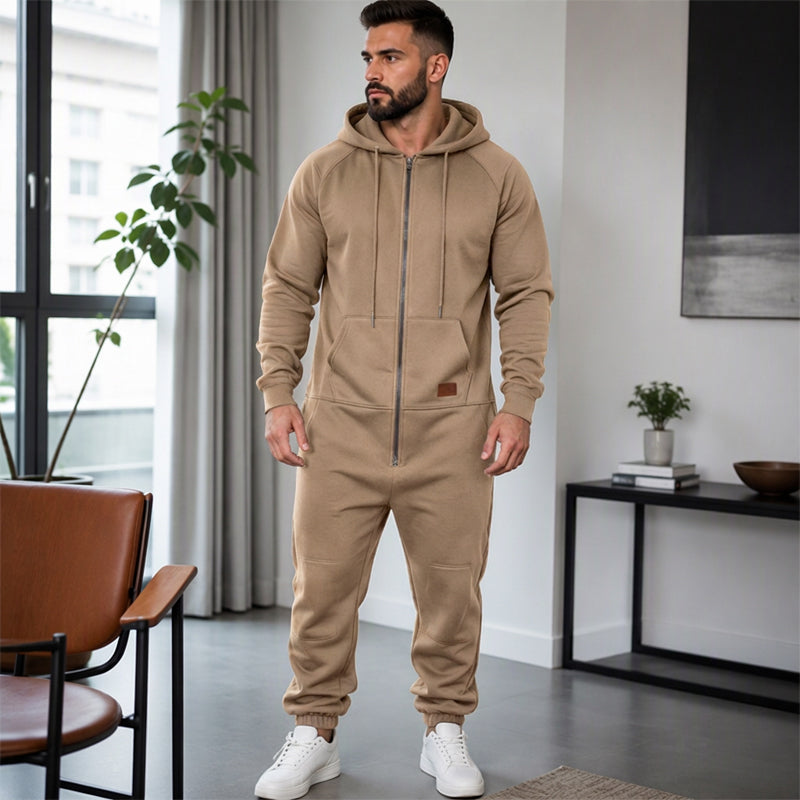 ⏰Beliebt und bald ausverkauft!⏰ Bequemer männnlicher Freizeit Wärmender Kapuzenspringsuit