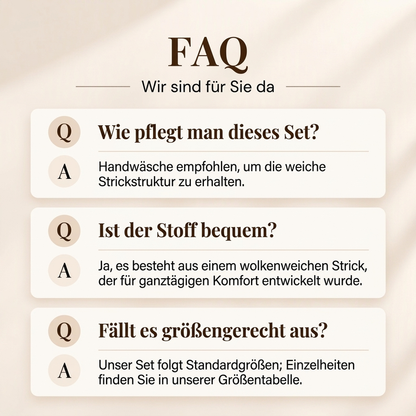 Damen Zweiteiler aus Pullover mit Muschelkante und Plisseerock