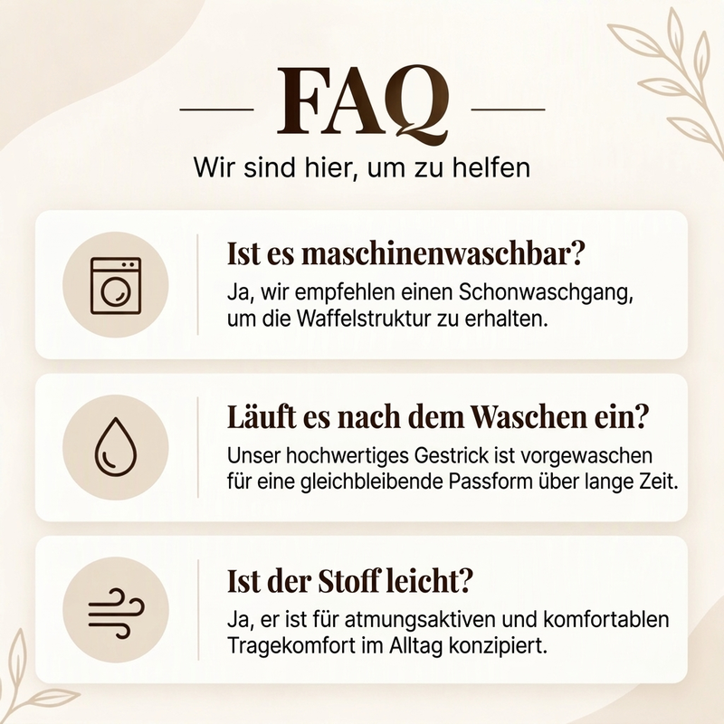 Damen lässiges V-Ausschnitt Waffelstrick Oberteil
