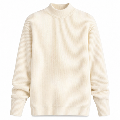 🥳Über 50.000 verkauft!🥳 Einfarbiger Herren-Strickpullover mit Stehkragen