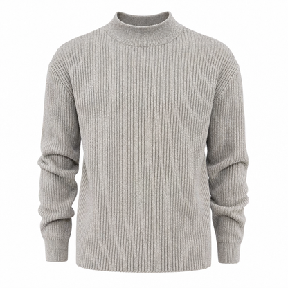 🥳Über 50.000 verkauft!🥳 Einfarbiger Herren-Strickpullover mit Stehkragen