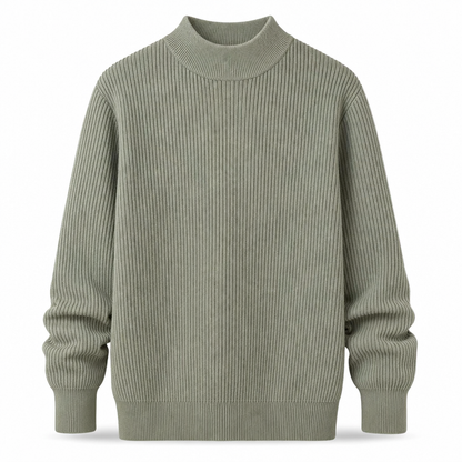 🥳Über 50.000 verkauft!🥳 Einfarbiger Herren-Strickpullover mit Stehkragen