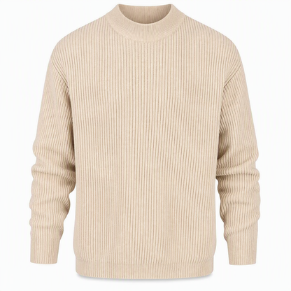 🥳Über 50.000 verkauft!🥳 Einfarbiger Herren-Strickpullover mit Stehkragen