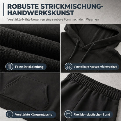⏰Aktion endet bald!⏰ Zweiteiliges Damen-Outfit Rundhalsshirt mit langen Ärmeln und passende Hose für den Herbst