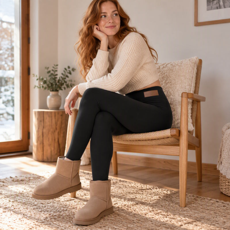 Damen Thermo-Leggings mit hoher Taille