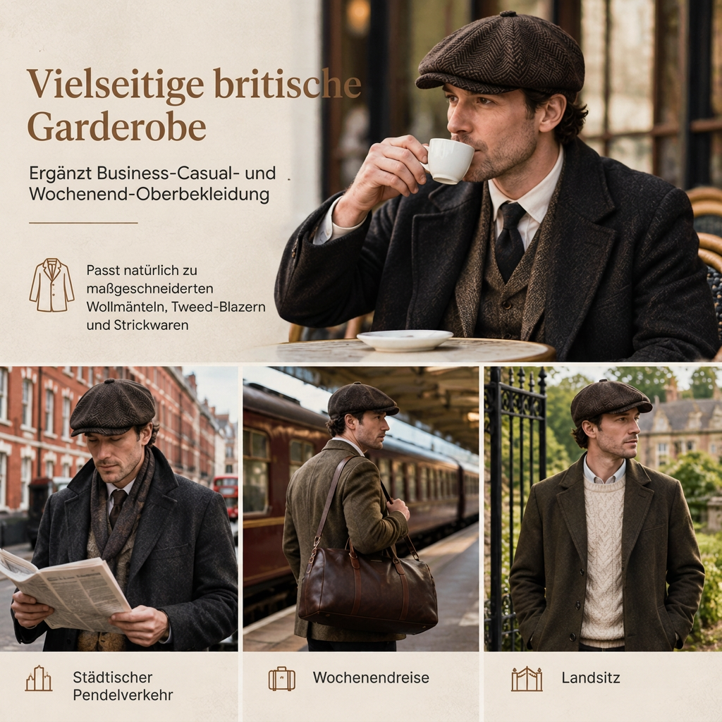 🧢 Vintage British Stil Unisex Newsboy Kappe | Kein langweiliger Hut, kein unbequemer Sitz – Klassisch & lässig für Alltag & Freizeit ✨