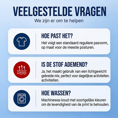 💥Jetzt im Trend!💥 Gestreept shirt met ronde hals en lange mouwen voor heren