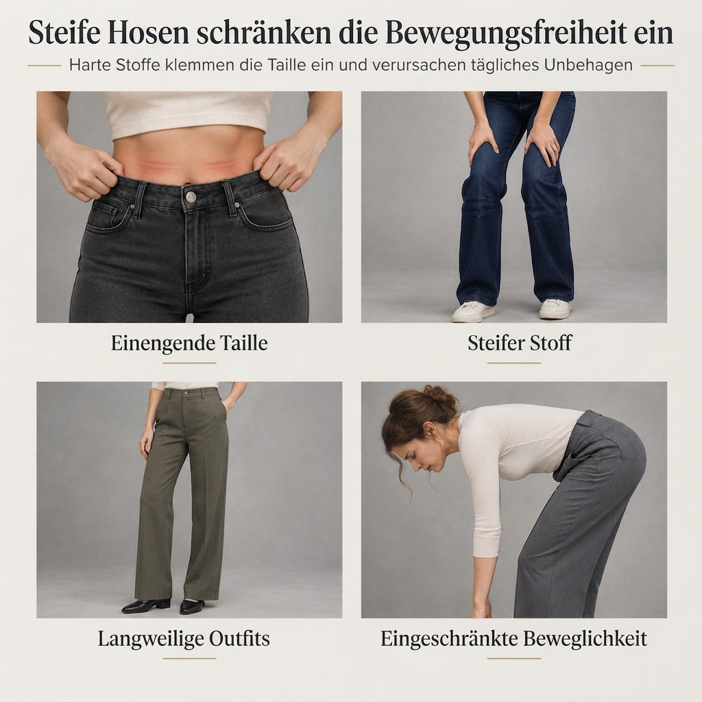 Damen Freizeit Jeans Leopard Muster Blau