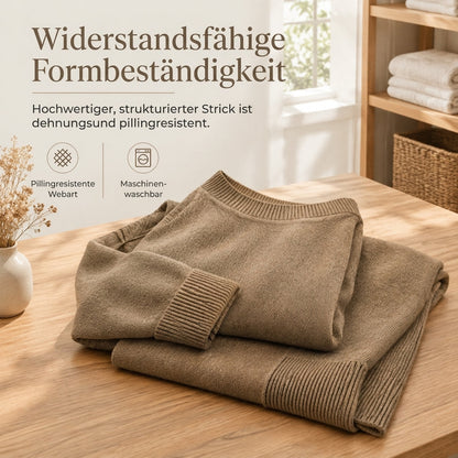 Strick-Zweiteiler für Damen, Relaxed Fit