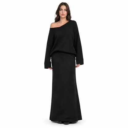 Strick-Zweiteiler für Damen, Relaxed Fit