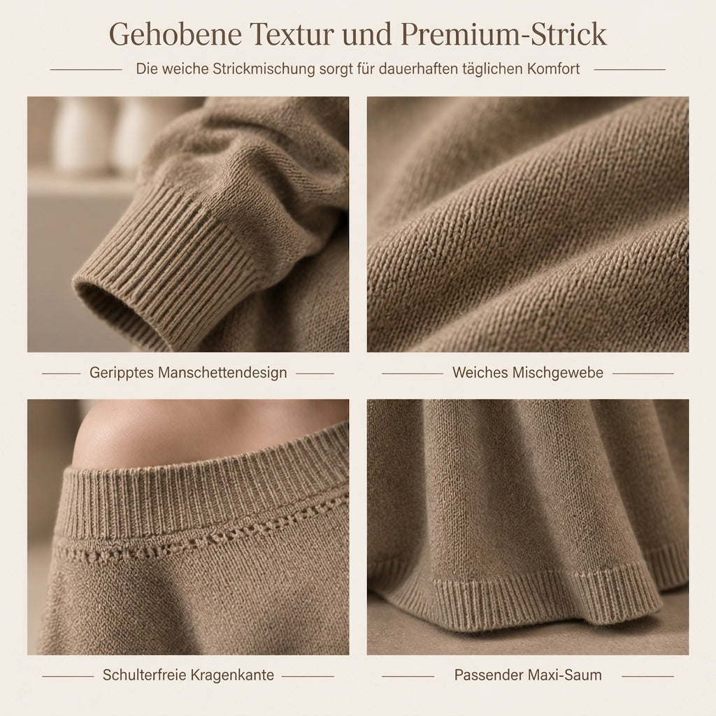 Strick-Zweiteiler für Damen, Relaxed Fit
