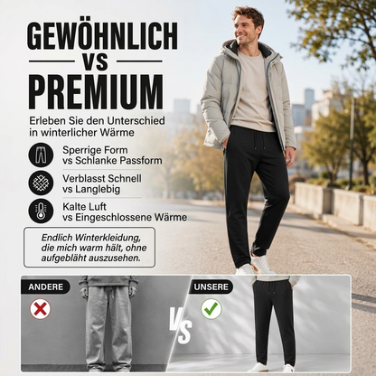 ✨Herren konisch zulaufende Hose mit dicker, warmer Fütterung