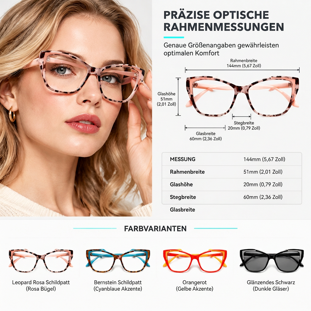 Cyberpunk Cat Eye Blaulichtfilter-Brille für Damen, trendige fotochrome klare Gläser