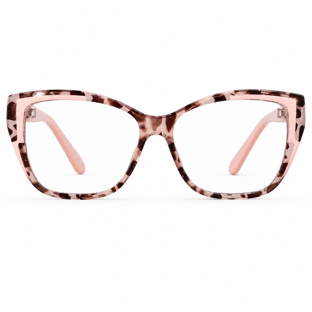 Cyberpunk Cat Eye Blaulichtfilter-Brille für Damen, trendige fotochrome klare Gläser
