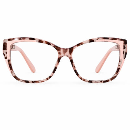 Cyberpunk Cat Eye Blaulichtfilter-Brille für Damen, trendige fotochrome klare Gläser