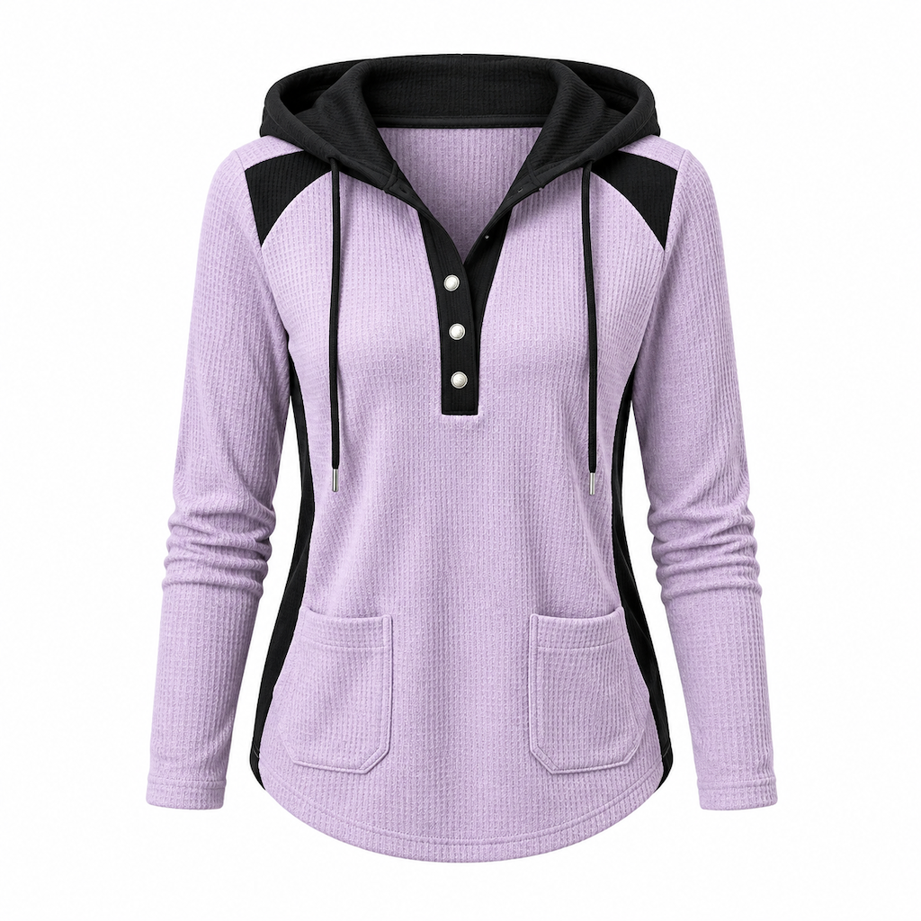 ⏰Letzte Chance! Jetzt zugreifen!⏰ Damen lässiger Strick-Sweatshirt mit V-Ausschnitt