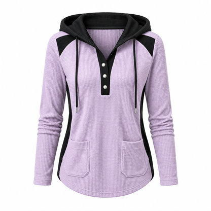 ⏰Letzte Chance! Jetzt zugreifen!⏰ Damen lässiger Strick-Sweatshirt mit V-Ausschnitt