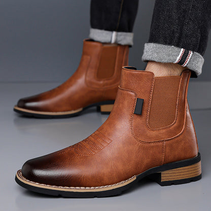 Vintage-Chelsea-Stiefel zum Hineinschlüpfen für Herren
