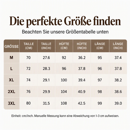 Damen Thermo-Leggings mit hoher Taille und Plüschfutter
