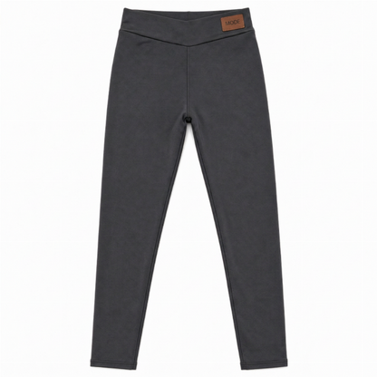 Damen Thermo-Leggings mit hoher Taille und Plüschfutter