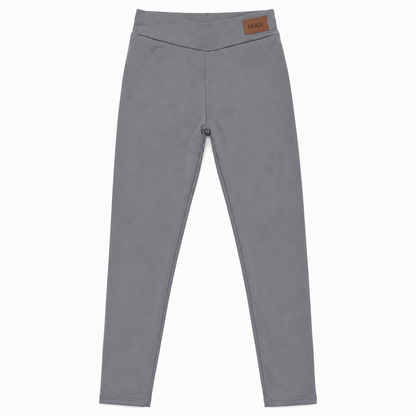 Damen Thermo-Leggings mit hoher Taille und Plüschfutter