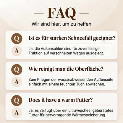 💧🥾 Herren Winterstiefel – Warmes Plüschfutter, wasserdicht, rutschfest 🌨️