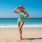 👙 Barevně blokované bikiny S-3XL: Stylové a tvarující dvoudílné plavky 🌊（副本）