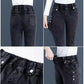 ✨ Sleva 49 % na novinky✨- Elastické teplé plyšové skinny džíny pro ženy