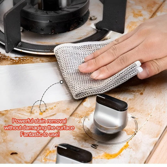 Multifunkční drátěný ručník pro mokré a suché použití (dvouvrstvý)🧽🫧