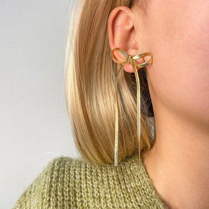 🎁2023 Oblíbený Produkt🎁-Luxusní náušnice Bow Drop Dangle