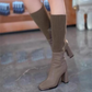 🥳Zimní speciální nabídky🥳 - Fashion Stretch pletené vysoké Chunky Heel boty pro ženy